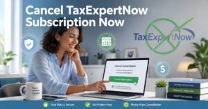 How to Cancel Tax Expert Now Subscription