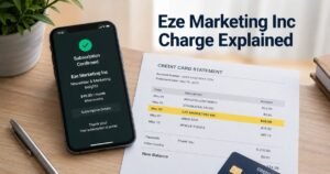 Eze Marketing Inc Charge on Credit Card